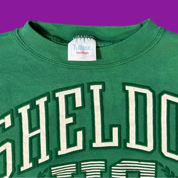 90s Sheldon Irish High School Sweatshirt - Picture 5 of 5
